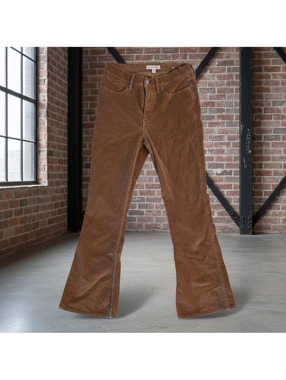 Lucky Brand High Rise Flare Corduroy Jeans 10/30 Women